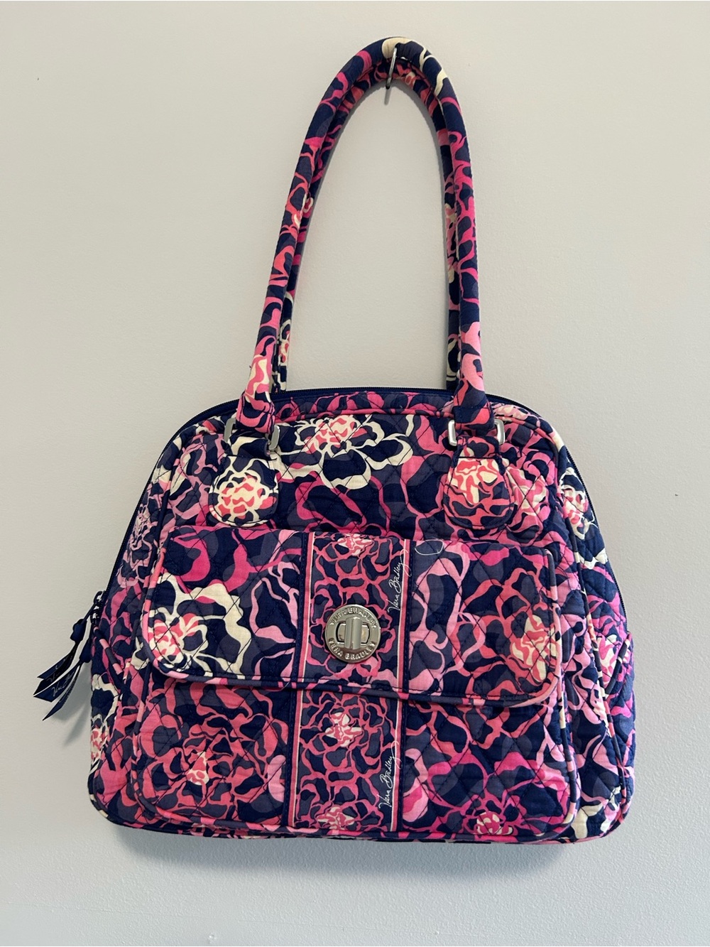 era Bradley Turnlock Satchel – Katalina Pink – New Without Tags